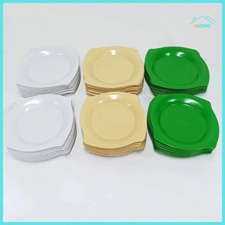 ĐĨA NHỰA PHÍP VUÔNG NHỰA MELAMINE 4 SIZE SANG TRỌNG, AN TOÀN, SIÊU BỀN - Kim Hùng