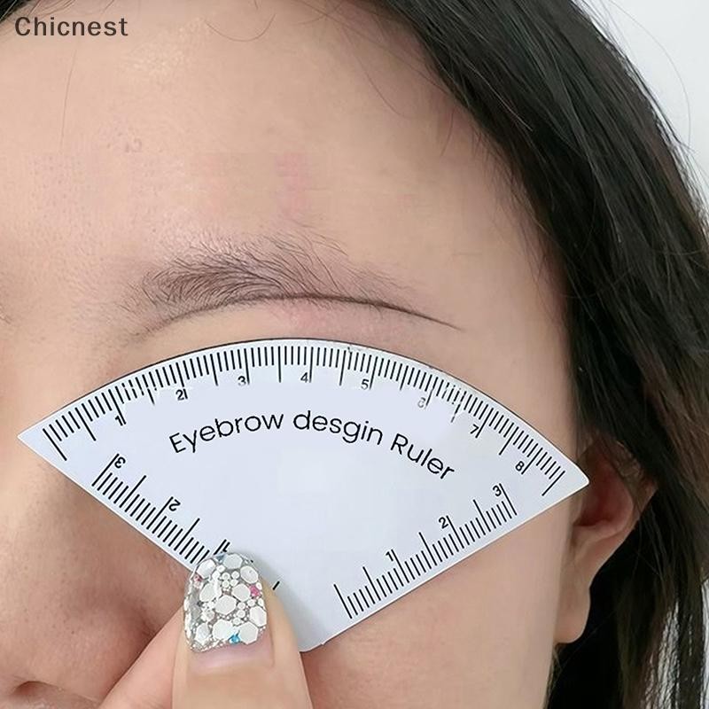 [Chc] Thước đo thiết kế lông mày vẽ nhanh Microblading ping Tool Định hình trang điểm vĩnh viễn Hướng dẫn vẽ Thước đồ dùng hình xăm Tái sử dụng [VN]
