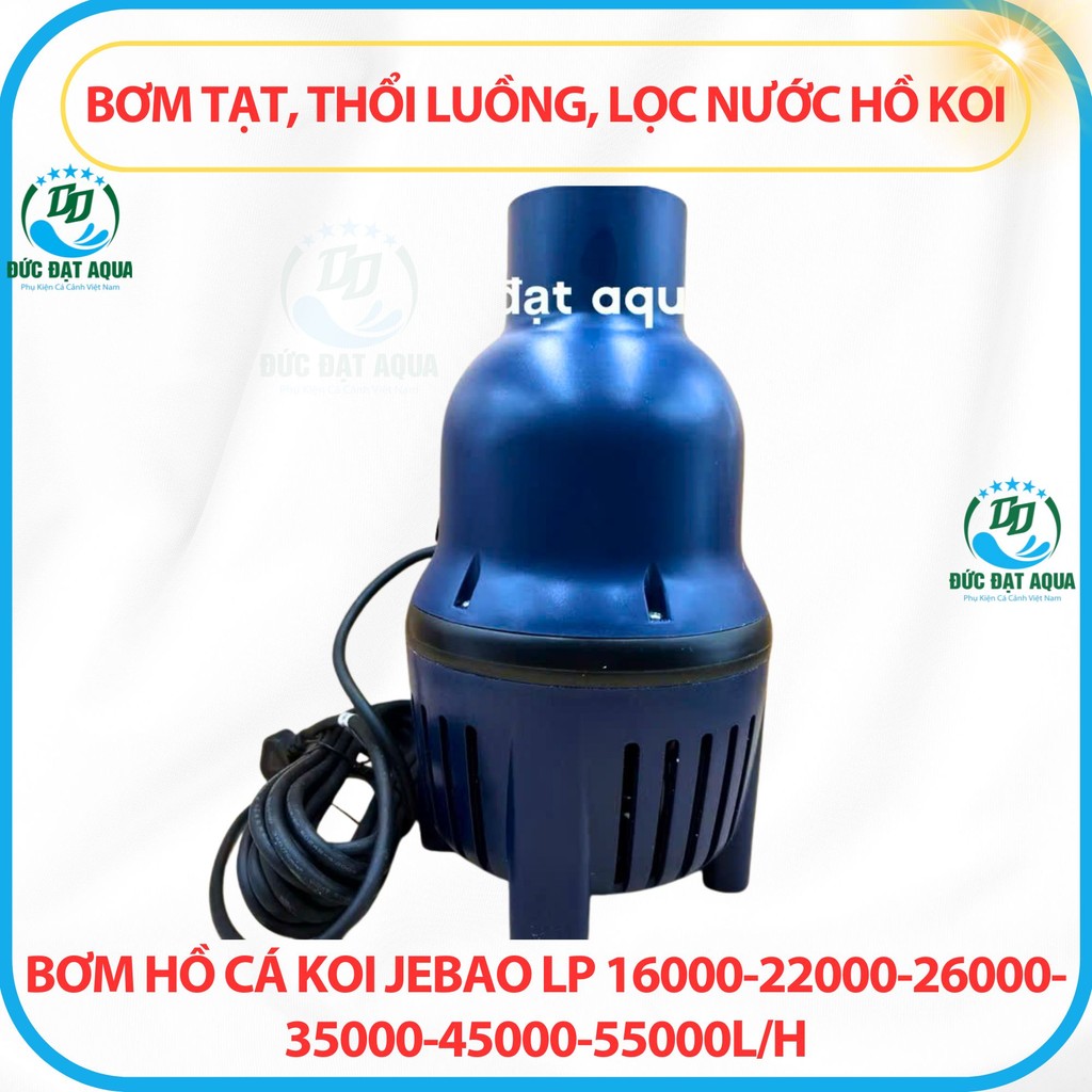 Bơm Hồ Cá Koi JEBAO LP 16000-22000-26000-35000-45000-55000L/H: Bơm Tạt, Thổi Luồng, Lọc Nước hồ Koi 3