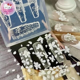 Moonlights 3D Hoa Khuôn Làm Móng DIY Silicone Dụng Cụ Làm Móng Hoa Cánh Hoa Thiết Kế Móng Tay Nhựa Khuôn Móng Tay Nghệ Thuật Khắc Bản Mẫu Làm Móng Tay EN