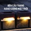 Đèn led năng lượng mặt trời sân vườn gắn bậc cầu thang lan can hàng rào ban công bể cá đèn led trang trí ngoài trời