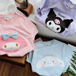 Mùa Hè Phong Cách Mới Cotton Nguyên Chất Trẻ Em Hoạt Hình Áo Thun Tay Ngắn Bé Gái Bé Mèo Dễ Thương Top