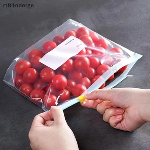 Ge Silicone Túi Bảo Quản Thực Phẩm Chống Rò Rỉ Có Thể Tái Sử Dụng Đứng Lên Zip Đóng Túi Cốc Túi Tươi Túi Bảo Quản Thực Phẩm Tủ Lạnh Tươi Quấn n