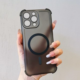 Ốp Điện Thoại Mờ Từ Tính Cho OPPO Reno 14 Pro 14F 12 10 Pro A5 Pro A5X A5i Reno 8T 5G Vỏ Mềm Chống Sốc Trong Suốt Mỏng