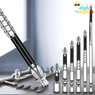 Bit điều khiển JIGK, Bit tuốc nơ vít tác động hợp kim S2 từ tính mạnh mẽ, Mũi khoan chéo chống va đập di động K5 chống trượt