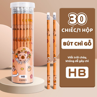 Bút Chì Gỗ 2B Dễ Thương- Bút Chì Hoạt Hình Cho Bé Tập Viết/Vẽ, Ngòi Bền, Nét Đậm