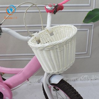 Dovewill Kid's Giỏ Xe Đạp Phía Trước Giả Mây Chắc Chắn, Hỗ Trợ Cân Bằng Xe Ba Bánh