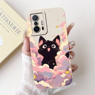 Vỏ Chống Sốc Cho Xiaomi 11T Ốp Lưng Hoạt Hình Dễ Thương Trái Tim Tình Yêu Silicon Mềm Ốp lưng Cho Xiaomi 11T Pro Mi11T Vỏ