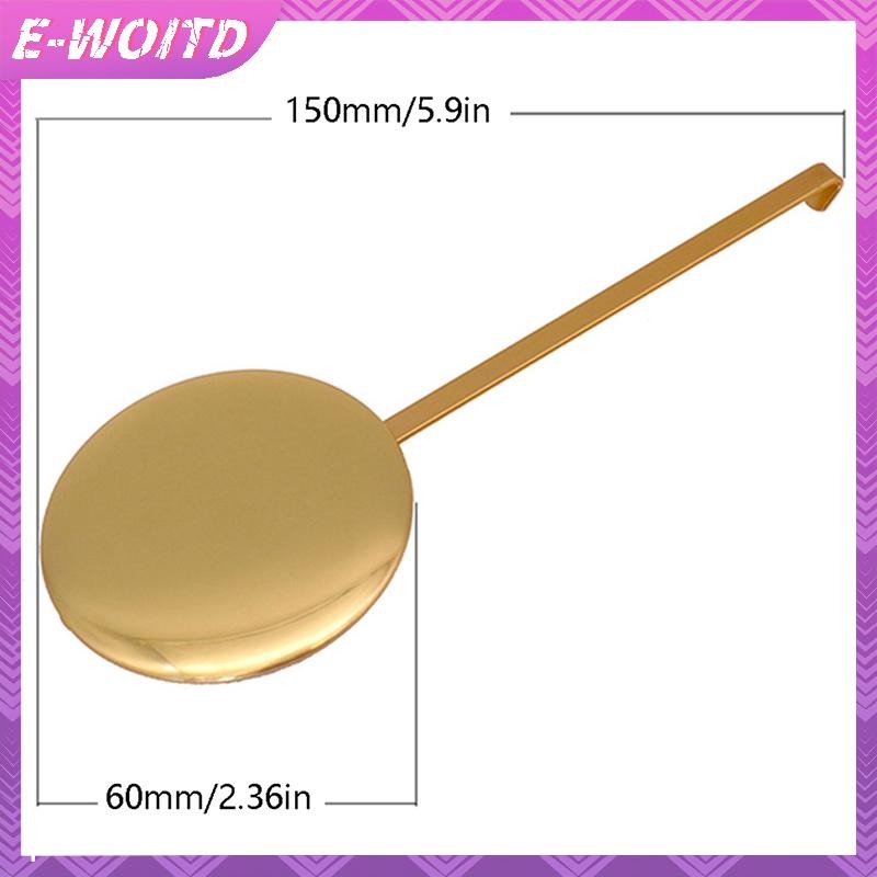 E-woitd Con lắc vàng có độ bóng cao chuyển động con lắc kim loại thạch anh đồng hồ treo tường con lắc HNVN