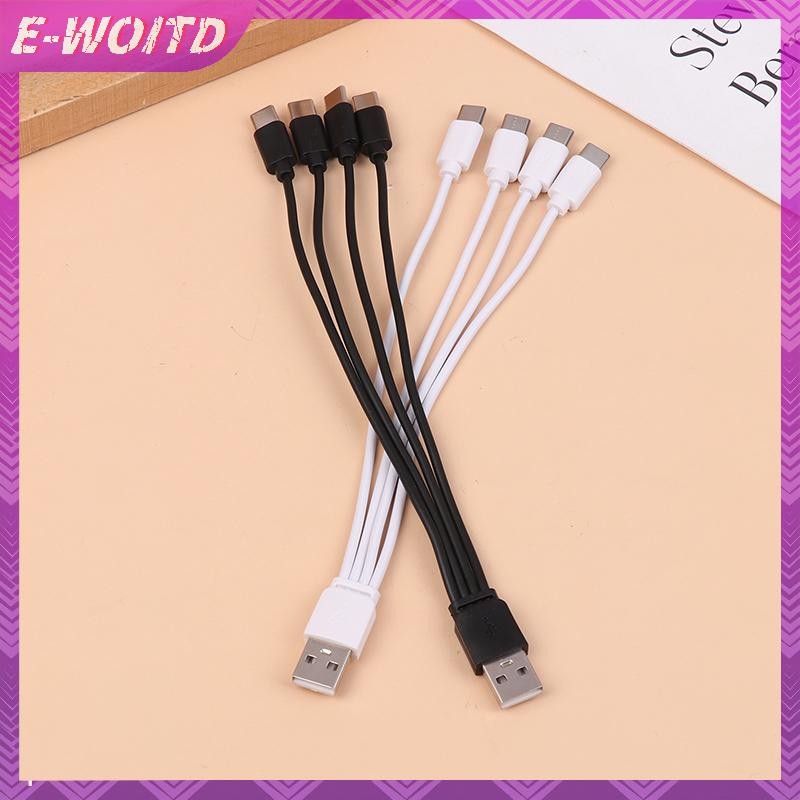 E-woitd 20CM Cáp Sạc USB C 4 Trong 1 4 Cổng USB Bộ Chia Cáp Sạc Loại C Kết Nối Cho Điện Thoại Di Động Điện Thoại Thông Minh Máy Tính Bảng HNVN