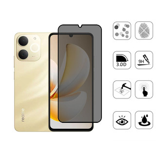 1-2 Chiếc Kính Cường Lực Chống Gián Điệp Bảo Vệ Màn Hình Riêng Tư Cho Realme Note 70 60x 60 50 4G Kính Bảo Vệ