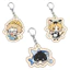 SQ3 Haikyuu!! Móc Khóa Acrylic Hinata Shoyo Cặp Đôi Mặt Dây Chuyền Hoạt Hình Túi Phụ Kiện Anime Ngoại Vi QS3