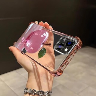 Thích hợp cho vỏ điện thoại iPhone 14 Plus Thiết kế pha lê Apple Tiểu thuyết đơn giản Chất liệu TPU trong suốt Giá cả phải chăng Chống sốc Chống trượt Chống vân tay bền