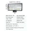 Đèn Led Trợ sáng xe tải 12v-24v 6000k kèm giá đỡ 8inch tiện dụng siêu sáng