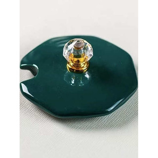 Nắp Cốc Gốm Bán Đơn Cốc Nước Nắp Cốc Thủy Tinh Cốc Nước Nắp Cốc Lục Giác Nắp Đá Họa Tiết Tròn Nắp Đa Năng Phụ Kiện