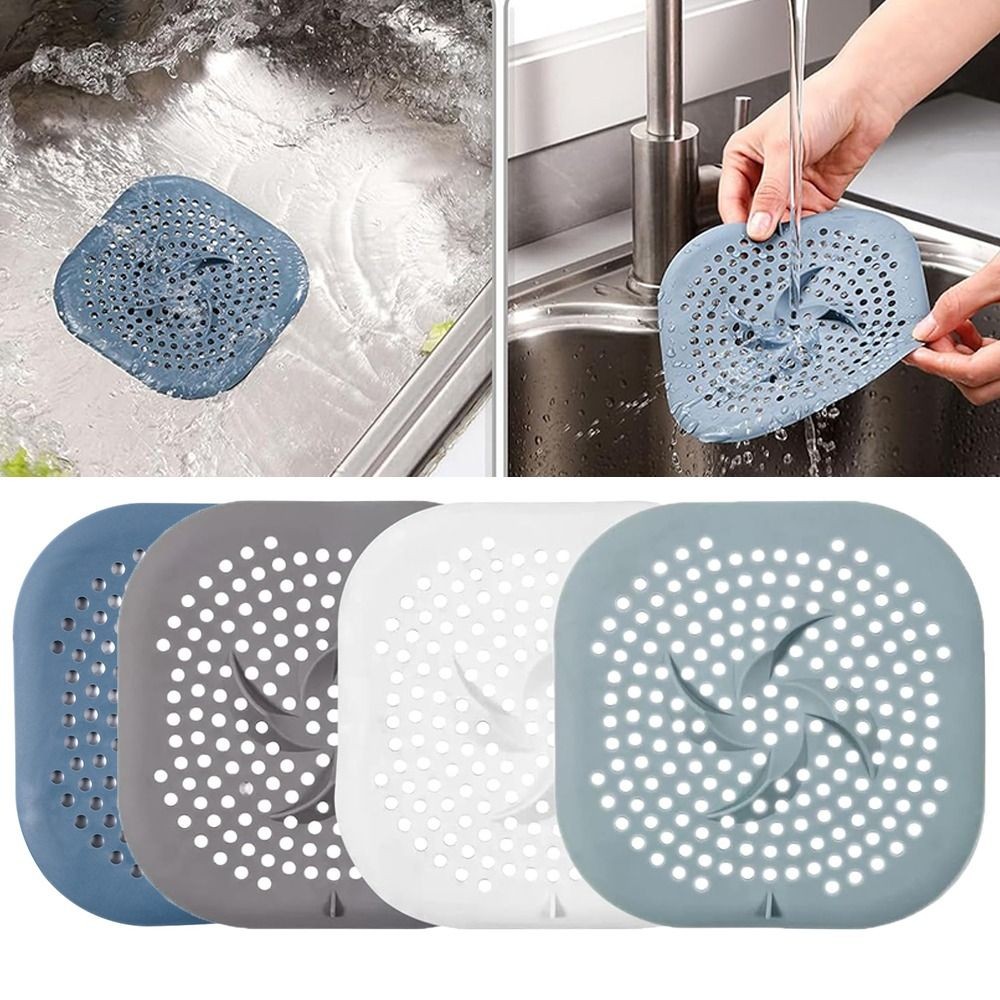 Vỏ thoát nước AWNGD, có cốc hút với chất liệu TPR Máy bắt tóc, Sử dụng trong gia đình Dễ dàng vệ sinh Bộ lọc thoát nước vòi hoa sen cho phòng tắm Bồn rửa nhà bếp