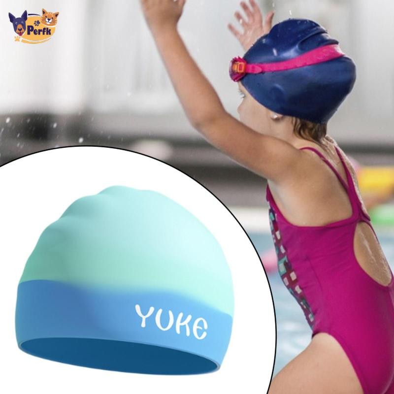 Mũ bơi silicone mềm nhẹ, chống thấm nước, phù hợp cho thể thao dưới nước, sử dụng cho cả nam nữ và trẻ em.