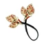 Elegant Hair Bun Holder Luxurious Crystal Decorative Foliage for Women Girl