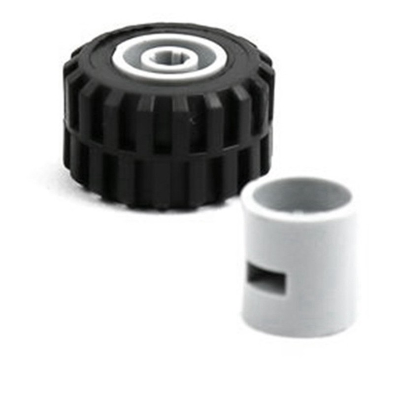 48 Chiếc Bánh Xe Mini Trục Gói Khối Phụ Kiện Ô Tô Lốp Trung Tâm Cổ Điển Gạch Xây Dựng Trẻ Em DIY Đồ Chơi Khối Nhựa Phần Cho Trẻ Em