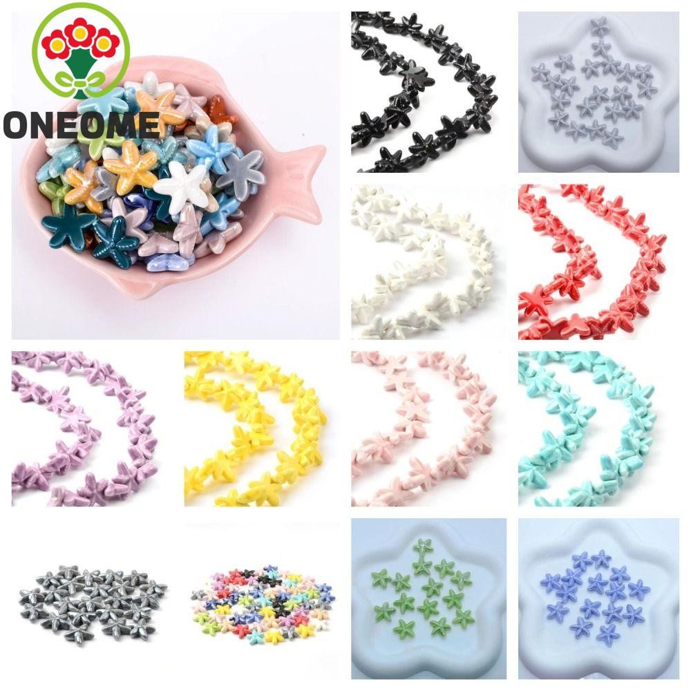 ONEOME - Bộ 10 Hạt Sao Biển Gốm, Phụ Kiện DIY Cho Mặt Dây Chuyền và ...