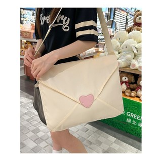 Ba lô dung tích lớn phong cách Hàn Quốc Túi máy tính Phong bì tình yêu Túi đựng Laptop đeo chéo 53cm 47cm
