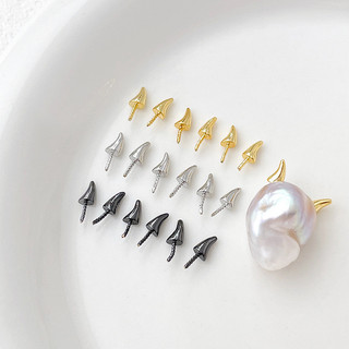 Mạ Đồng Thật Vàng Giữ Màu Sắc Một Piao Quỷ Sắc Nét Sừng Tự Làm Handmade Trang Sức Tự Chế Baroque Pin Phụ Kiện