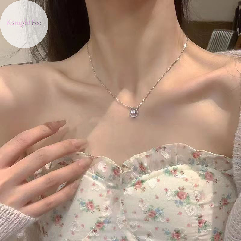 K2nightfee Ngọt Ngào Không Đều Tối Giản Tính Khí Ngọc Trai Cổ Dây Xích sel Vòng Cổ Choker Dành Cho Nữ Kỷ Niệm Hợp Thời Trang Trang Trang Sức Quà Tặng VN