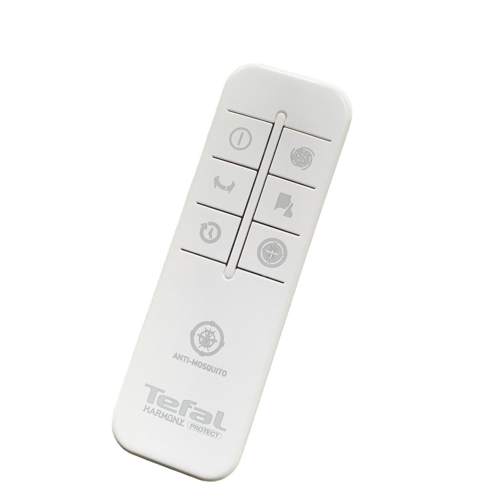 tay điều Khiển remote từ xa Quạt Tefal trắng-kèm pin-tay đầu bấm quạt Tefal trắng