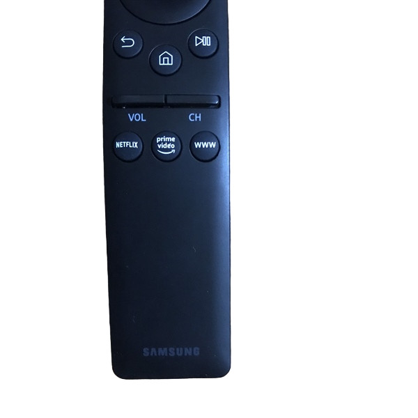 tay điều khiển remote từ xa tivi samsung 4k Cong màu đen mẫu mới made in INDONESIA-kèm pin-tay đầu bấm tivi samsung 4k