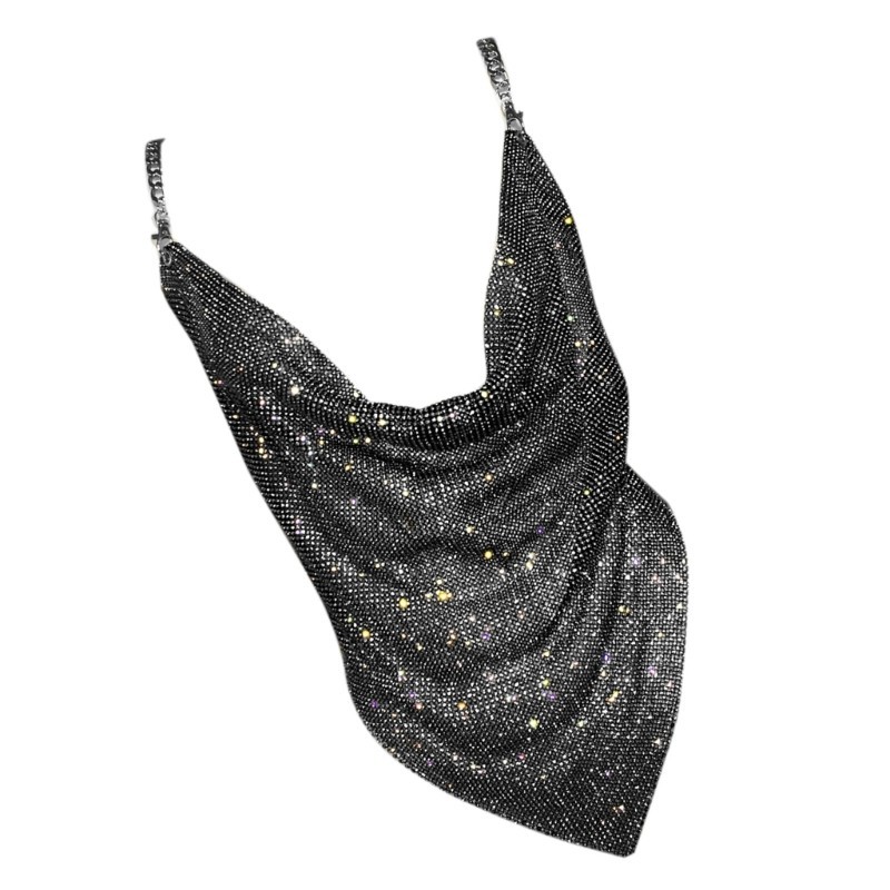 Áo Crop Top không đều SELA có dây đeo chi tiết Áo hai dây thời trang dành cho nữ
