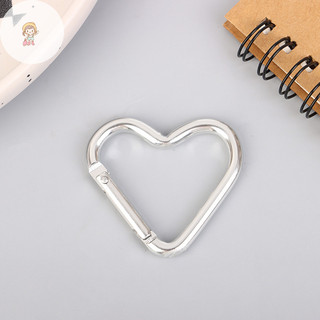 TWE 1 Cái Hình Trái Tim Hợp Kim Nhôm Carabiner Kẹp Móc Khóa Ngoài Trời Móc Chai Nước Khóa Phụ Kiện Du Lịch VN