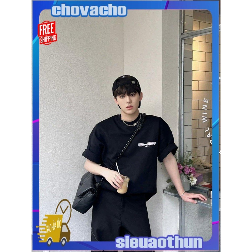 Áo thun Stee Cổ tròn in MORE LINE ICVCVNI Unisex