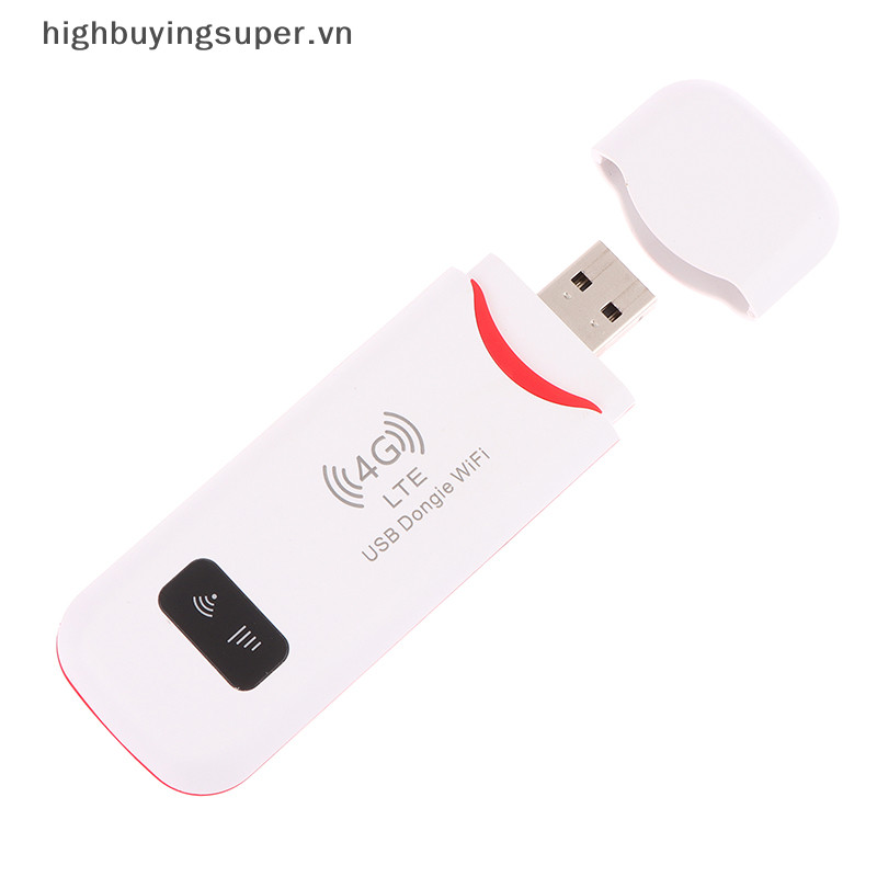 Hbs 4G Router LTE Không Dây USB Dongle WiFi Router Di Động Băng Thông Rộng Modem Dính Thẻ Sim USB Adapter Bỏ Túi Router Mạng Adapter HOT