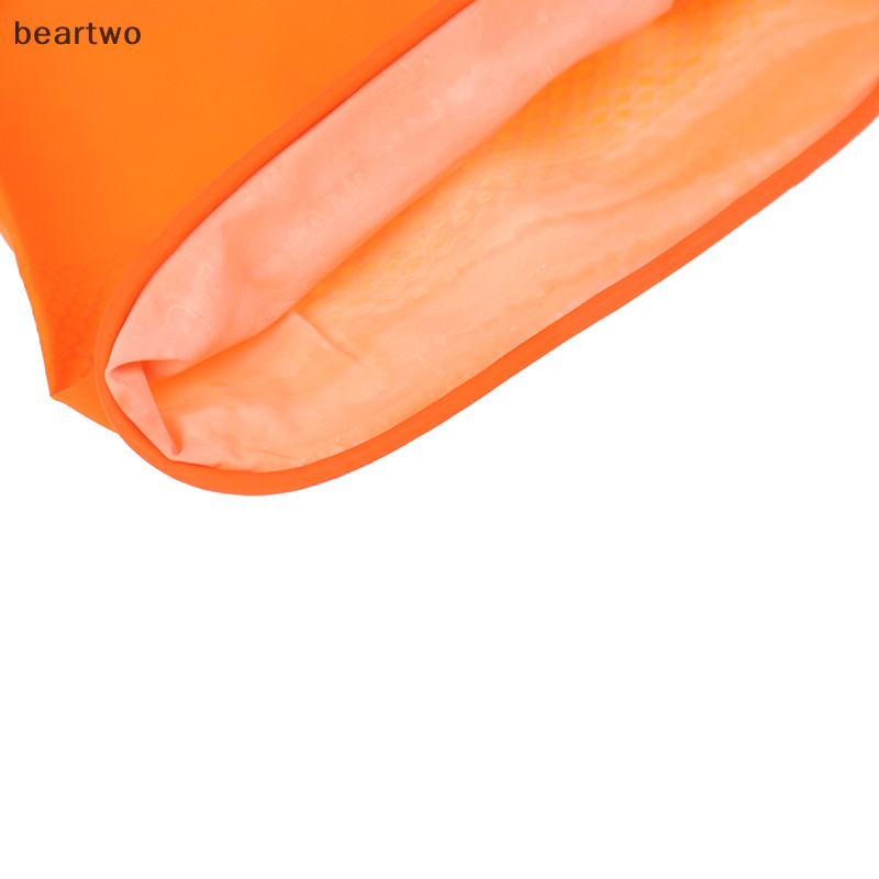 < Beartwo > Găng tay rửa bát nhà bếp Vệ sinh nhà cửa Găng tay giặt cao su chống thấm nước Dài Đẹp