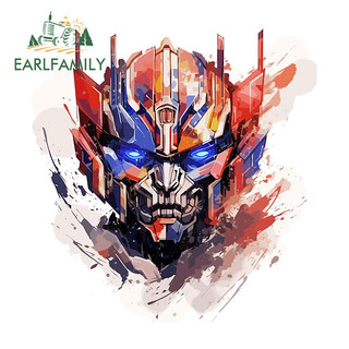EARLFAMILY 13cm Transformers Nhiều Màu Sắc Dán Xe Hơi Anime Cá Tính Tắc Xước Xước Xe Đạp Điện Campervan Windows Decal Chống Thấm Nước Xe Nhãn