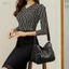 Túi đeo vai bằng da PU Jfory, Ví xách nữ Dây đeo có thể điều chỉnh Satchels, Satchel Work Tote