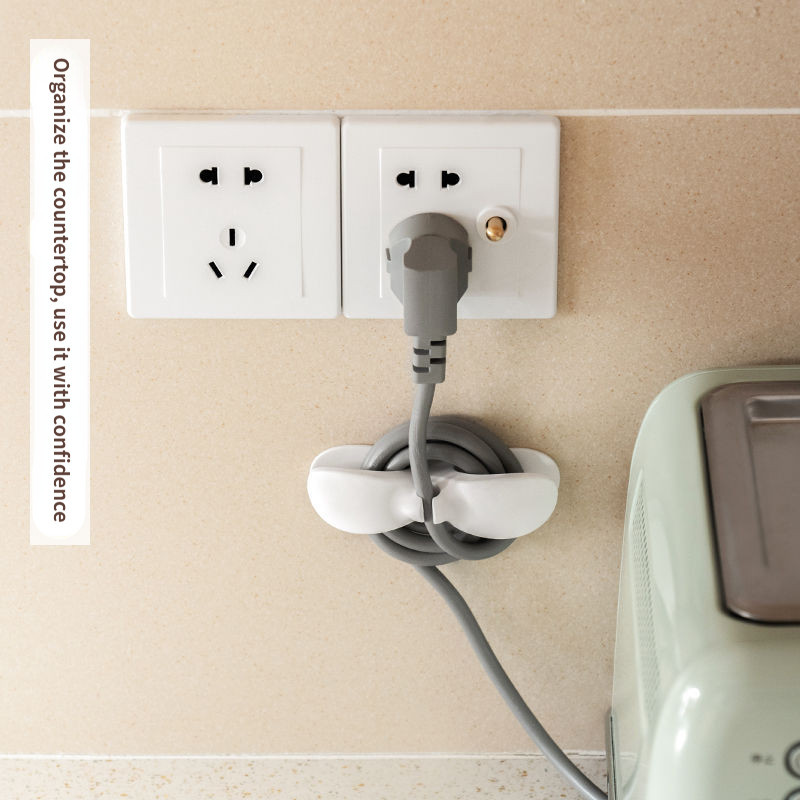 Điện Cắm Giá Đỡ Cuộn Dây Cáp Tổ Chức Dây Bảo Quản Tổ Chức Dụng Cụ Thiết Bị Gia Đình Công Tắc Giá Đỡ Nhà Bếp Cuộn Dây Máy