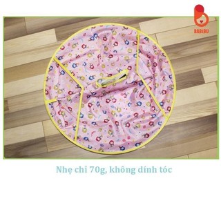 Áo choàng cắt tóc, chống dính tóc lên người họa tiết cho bé