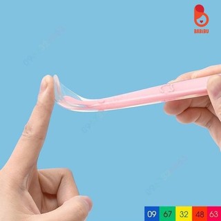 Thìa ăn dặm Jubon chất liệu silicon an toàn cho bé