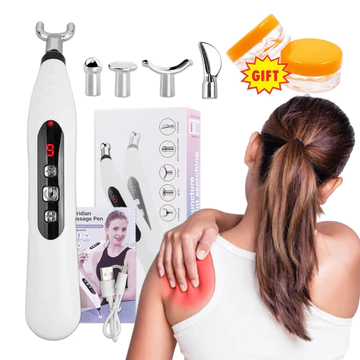 Bút châm cứu điện tử Bút bấm huyệt Kinh tuyến Trị liệu năng lượng Bút Massage Giảm đau Điện châm cổ Máy mát xa cơ thể