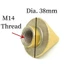 Mũi khoan mở rộng đục lỗ SUNKISSD, Mũi khoan vát 38 / 50mm đánh bóng chạm khắc, Mũi khoan lát gạch men M10 / M14
