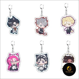 Alien STAGE IVAN & TILL Man Móc Chìa Khóa Anime Nữ Móc Khóa Cho Quần Mặt Dây Chuyền Trẻ Em Chìa Khóa Trang Sức
