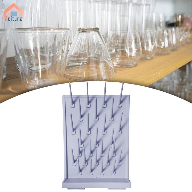 27 Chốt Phòng Thí Nghiệm Thủy Tinh Giá Phơi Chai Phụ Kiện Chắc Chắn 4.7x15.7x21.6inch