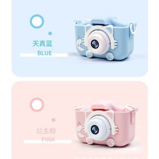 Máy Ảnh Kỹ Thuật Số Mini Mèo Camera-007 Cute Có Thể Sạc Lại Chống Sốc Cao Cấp Cho Bé