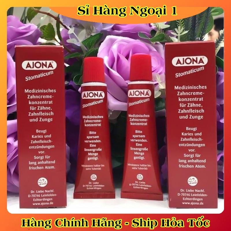 Kem đánh răng y tế Ajona 25ml làm sạch cao răng và chống hôi miệng -Date mới nhất Đủ Bill