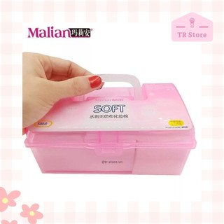 Bông mỏng đắp toner và lotion mask hộp 500 miếng Malian