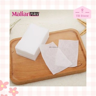 Bông mỏng đắp toner và lotion mask hộp 500 miếng Malian