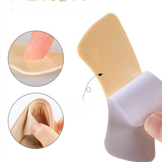 Miếng Dán Gót Chân Chống Trơn 4D Nửa Kích Thước Miếng Lót Nữ Chống Rơi Chân Dụng Cụ Tiện Dụng Đế Cao