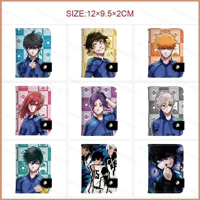 Ha7 BLUE LOCK Hoạt Hình Anime Ví Ngắn Nữ Túi Xách In Đa Năng Và Nhiều ...