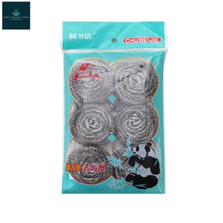 "Búi inox đa năng - Cọ nồi, niêu, xoong, chảo tiện lợi cho gia đình"